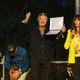 Roberto Milan at the presentation of the Midolini prize