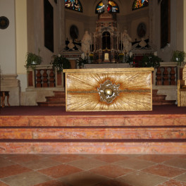Arredi sacri, legno e bronzo, Chiesa di S. Pietro Martire di Udine