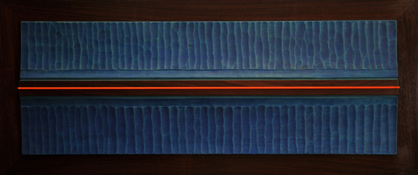 Miami, legno e policarbonato, 2012, 60 x 140 cm