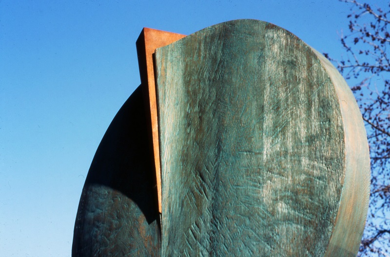 Resistenza tenace, legno e ferro, anni '90, diametro 120 cm