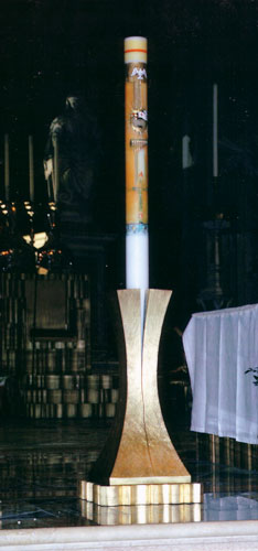 Portacero, legno dorato, Duomo di Udine