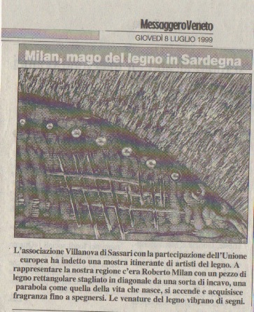 Milano, mago del legno in Sardegna - Articolo